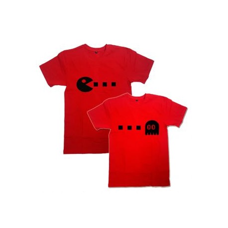 Парные футболки "Pacman"