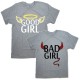 Парные футболки "Good girl & Bad girl"