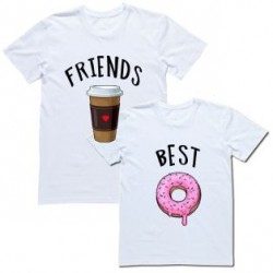 Парные футболки "Best Friends (Пончик&Кофе)