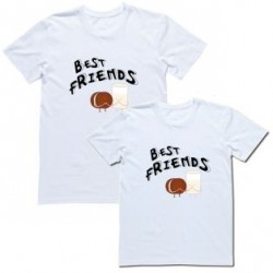 Парные футболки "Best Friends (Молоко & Печенько)"