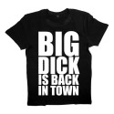 Футболка с принтом "Big dick is back in town"