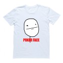 Футболка с принтом "Poker Face"