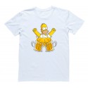 Футболка с Гомером Симпсоном "Homer and beer"