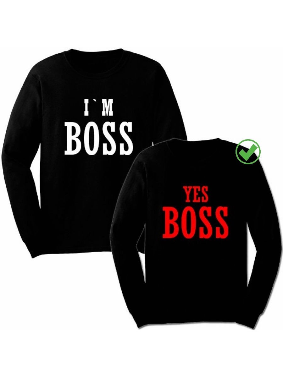 I am boss. Толстовка с надписью Boss. Парные кофта босс. Свитшот i'm Boss. Толстовка пара с надписью Boss.