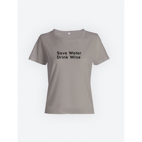 Футболка с прикольной надписью «Save water»/Оригинальная, модная женская с принтом.