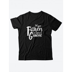 Футболка с прикольной надписью «The best fathers»/Оригинальная, модная мужская с принтом.