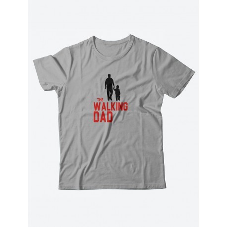 Стильная мужская футболка с надписью The walking dad / Подарок мужчине оригинальные футболки