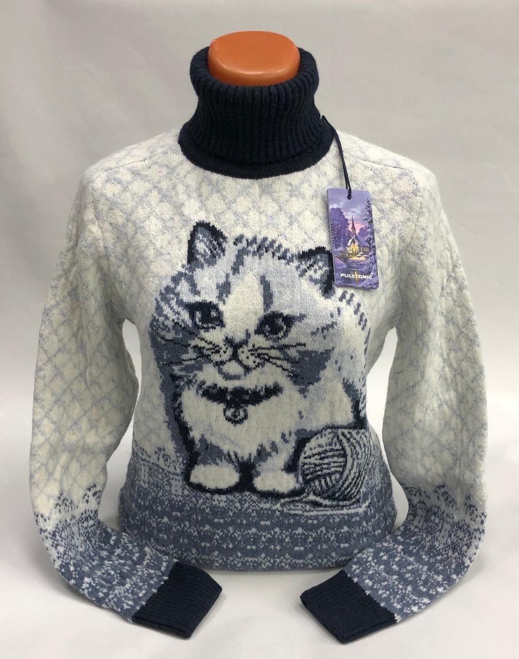 Котик в свитере