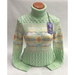 Женский свитер с узором 140-06
