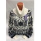 Женский свитер с оленями 140-08