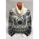 Женский свитер с оленями 140-08