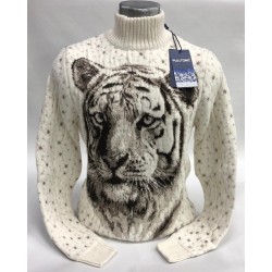 Мужской свитер с тигром 230-413