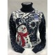 Мужской свитер со снеговиком 230-422