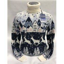 Мужской свитер с орнаментом 230-425