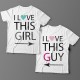 Парные футболки "I LOVE THIS GIRL/GUY"