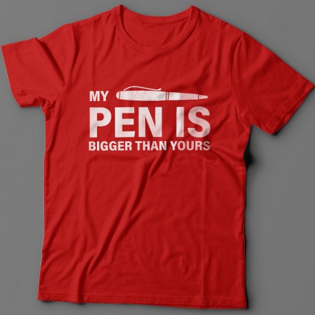 "My pen is bigger than yours"